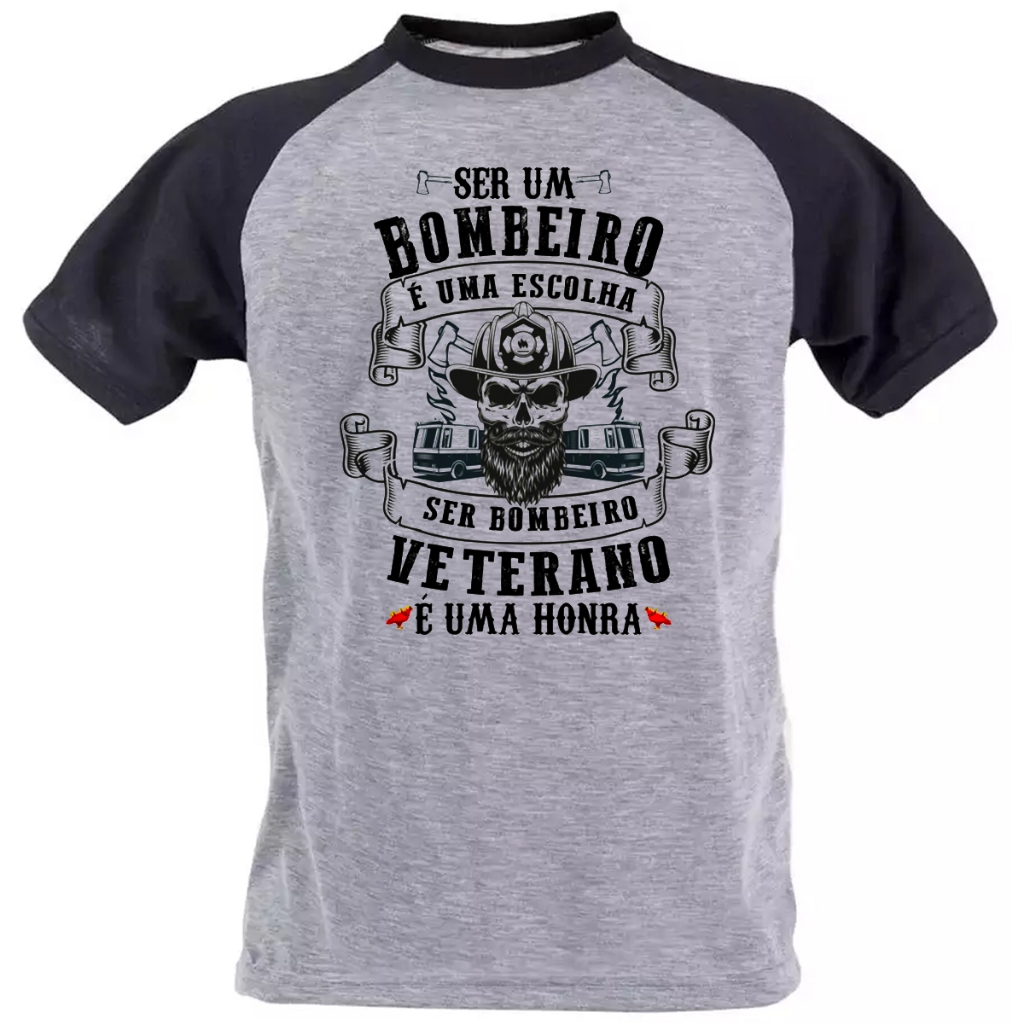 camiseta ser bombeiro uma honra camisa bombeiros camisa blusa