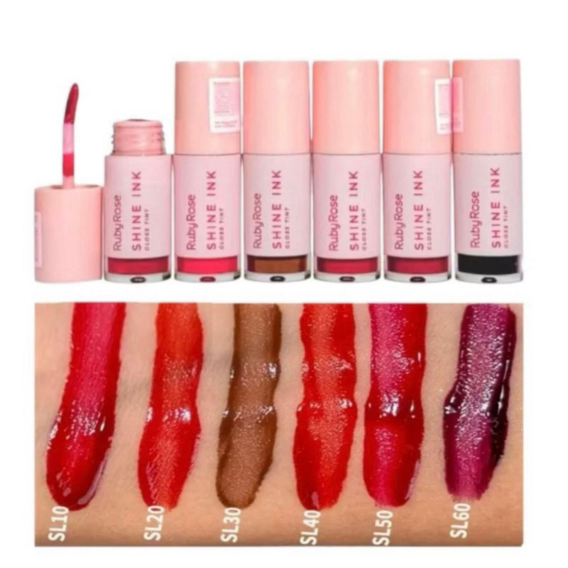Gloss Tint Ruby Rose Shine INK Linha Rosa HBL6600