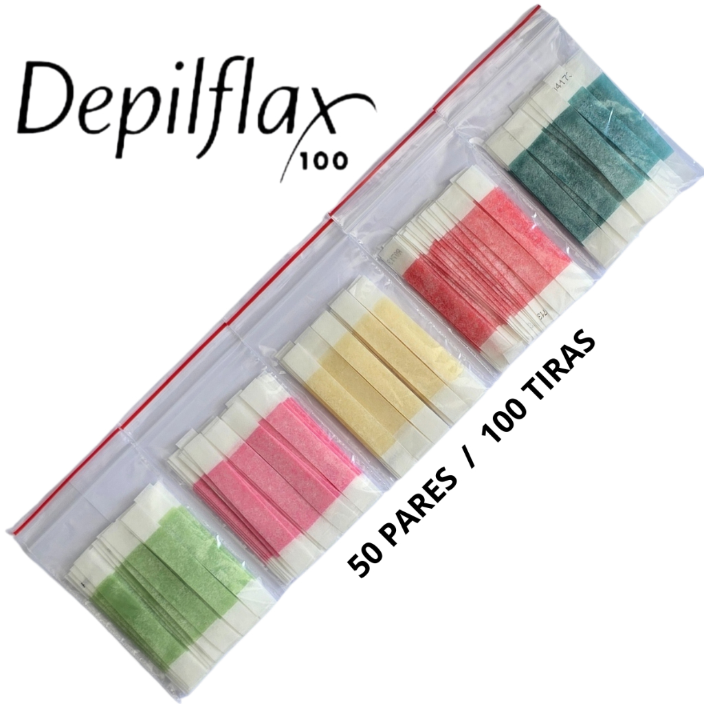 50 PARES de Tiras Depilflax p/Depilação de Sobrancelhas - Escolha o Fragância 50 PARES de Tiras Depilflax p/Depilação de Sobrancelhas - Escolha o Fragância