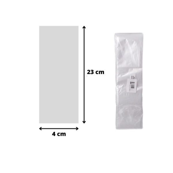 1.000 Saco Geladinho Sacole 04x23 Saco Plastico P/ Talher — imagem 2 de 2