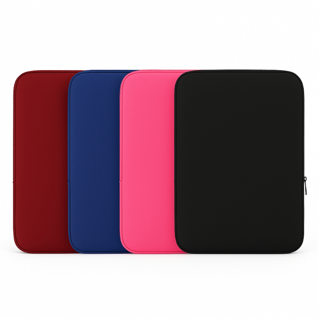 Capa Case Notebook Pasta Preta 15.6 Polegadas Lisa Resístente a Água Neoprene 14/15/17 Polegadas