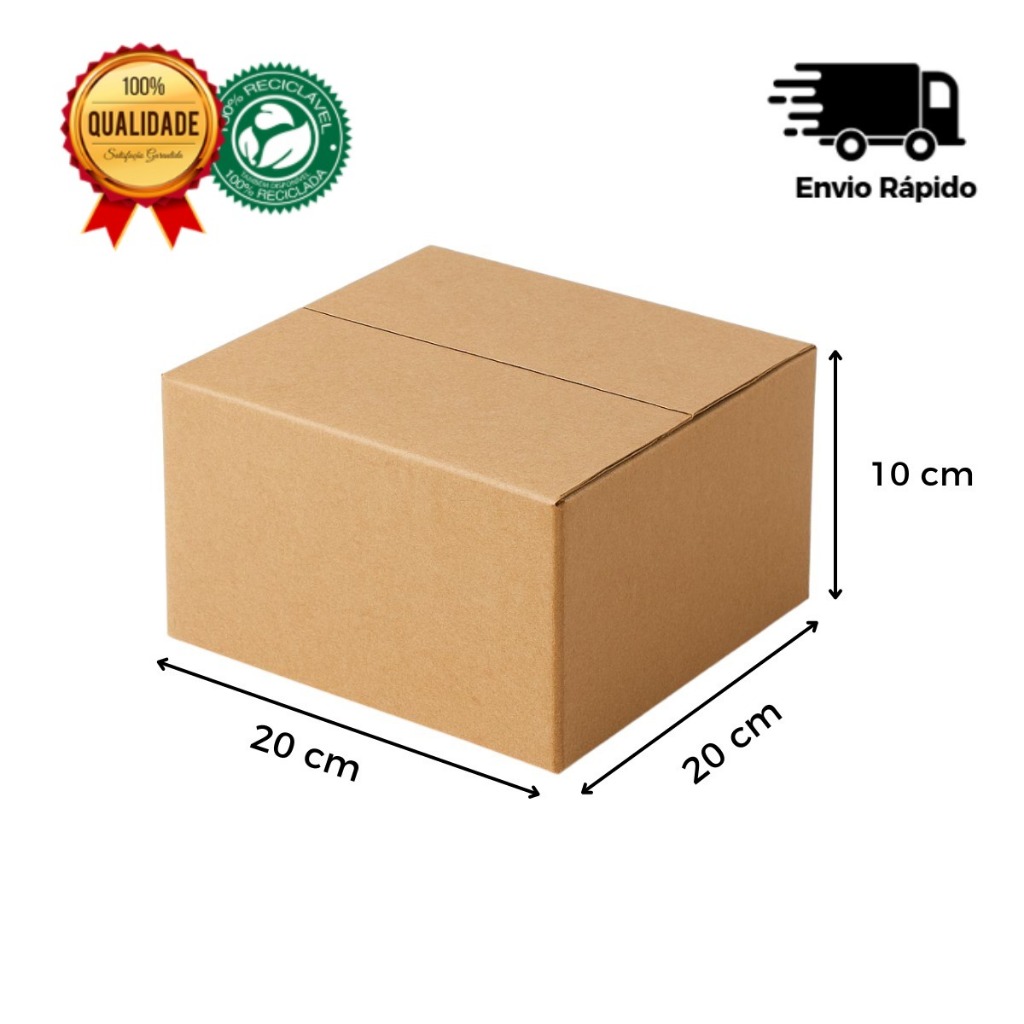 Kit com 25 Caixas de Papelão Reforçadas  – Perfeita para Transportes e Mudanças em Oferta na Shopee