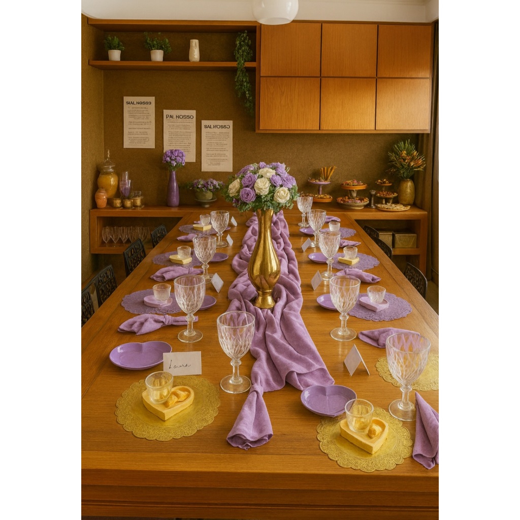 Kit com 24 guardanapo Oxford lilás 35cm X 35cm mesa posta lilás promoção em Oxford Premium em Oferta na Shopee