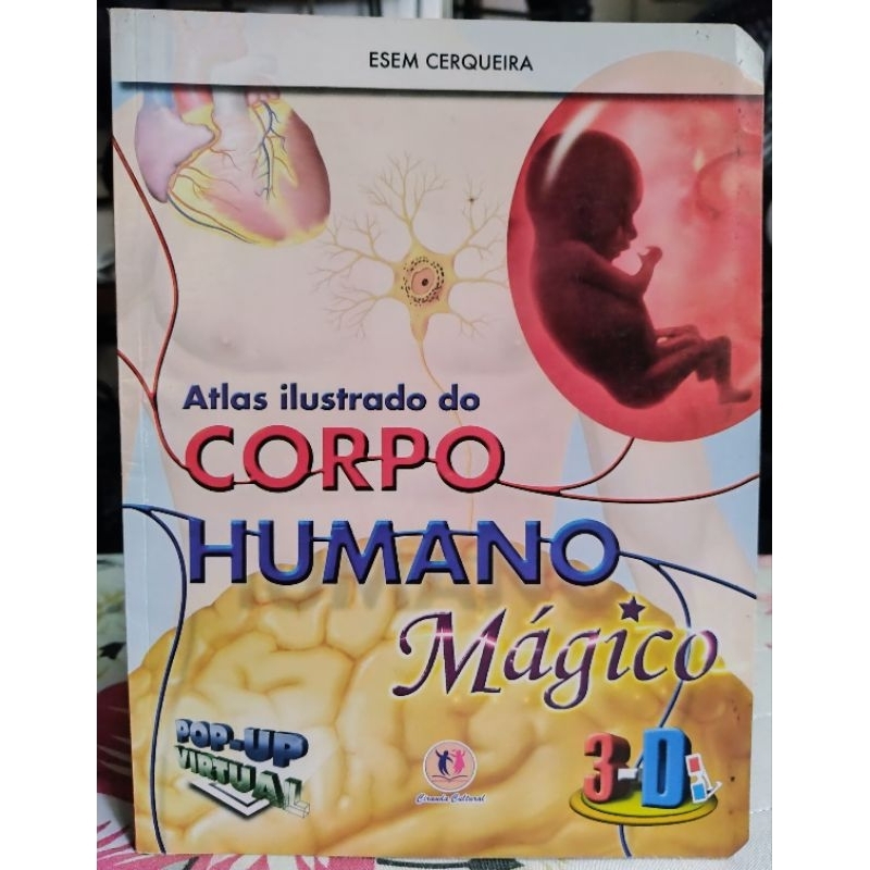 Livro / Atlas Ilustrado Do Corpo Humano Mágico 3-d