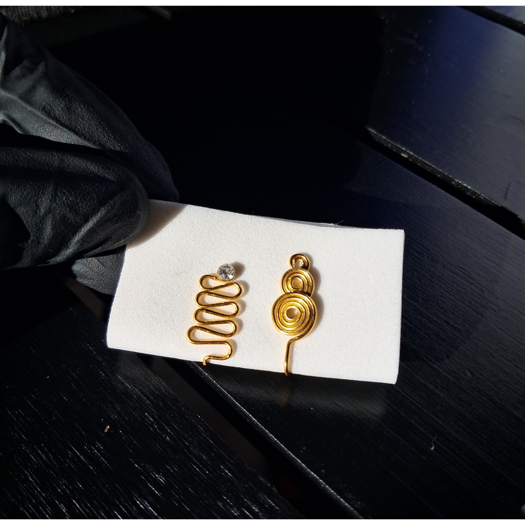 Kit Nose Naja e Espiral / Kit Piercing de Encaixe de Nariz
