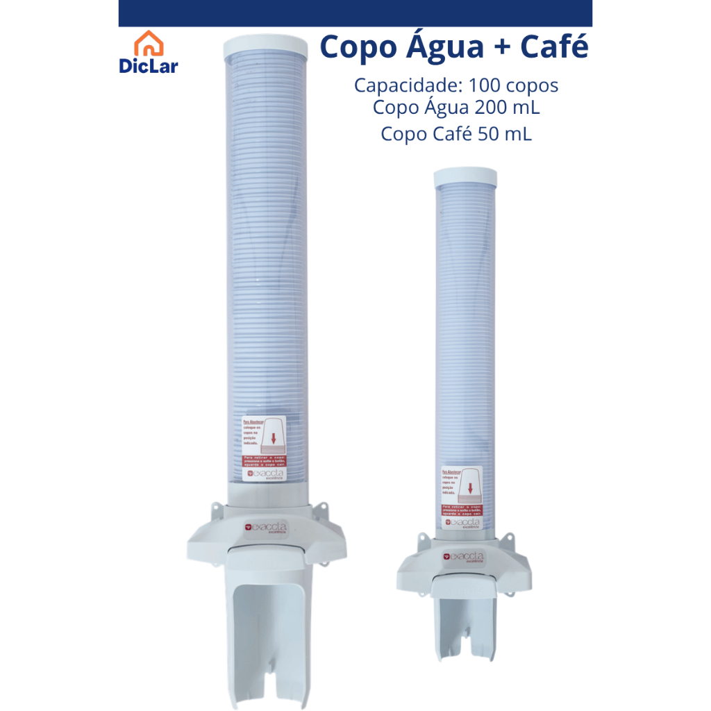 Dispenser Suporte Porta Copos de Água e Cafe Descartáveis 150ml 180ml 200ml Parede em Oferta na Shopee