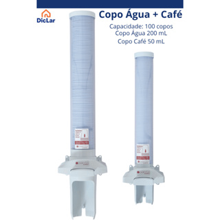 Dispenser Suporte Porta Copos de Água e Cafe Descartáveis 150ml 180ml 200ml Parede em Oferta na Shopee