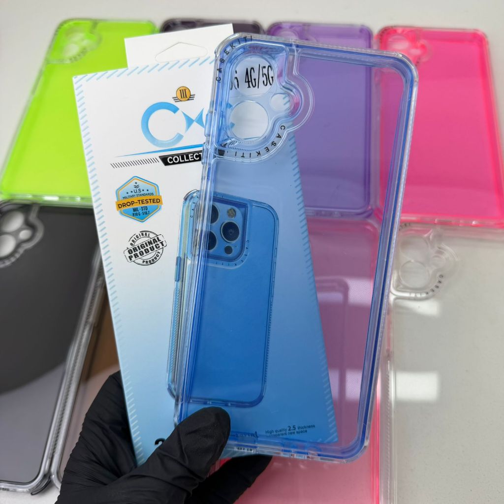 Capa Silicone Para Samsung A06 4G Space 3 Colorida- Capa + Pelicula 3D ou Só 1 Capinha