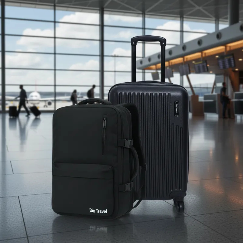 Kit Mala de Viagem Expansível 10kg e Mochila Grande para Viagens Bagagem Mão em Oferta na Shopee