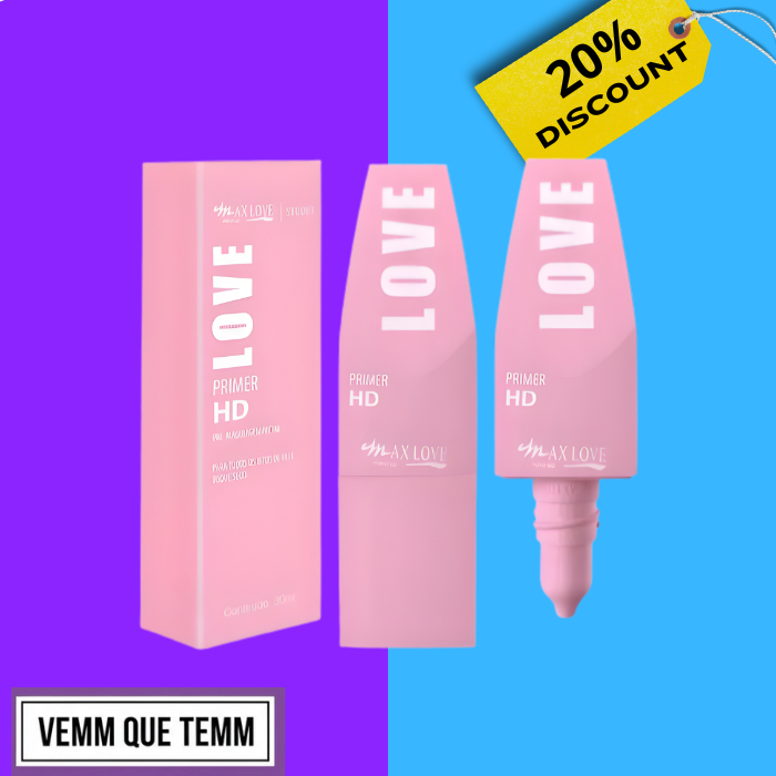 Prime HD Facial PRÉ-MAKE Toque Seco Para Todos OS Tipos DE Pele max love (ENVIO IMEDIATO)