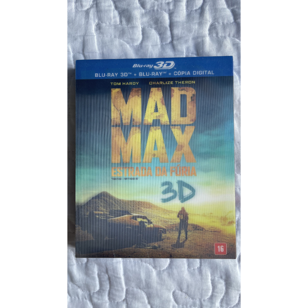 Mad Max Estrada da Fúria - Bluray 3D + Bluray + Luva 3D