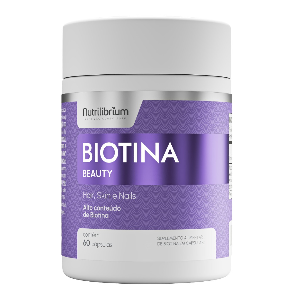 Biotina Premium 60 Cap Alto Conteúdo Cabelo Pele Unha Beauty em Oferta na Shopee