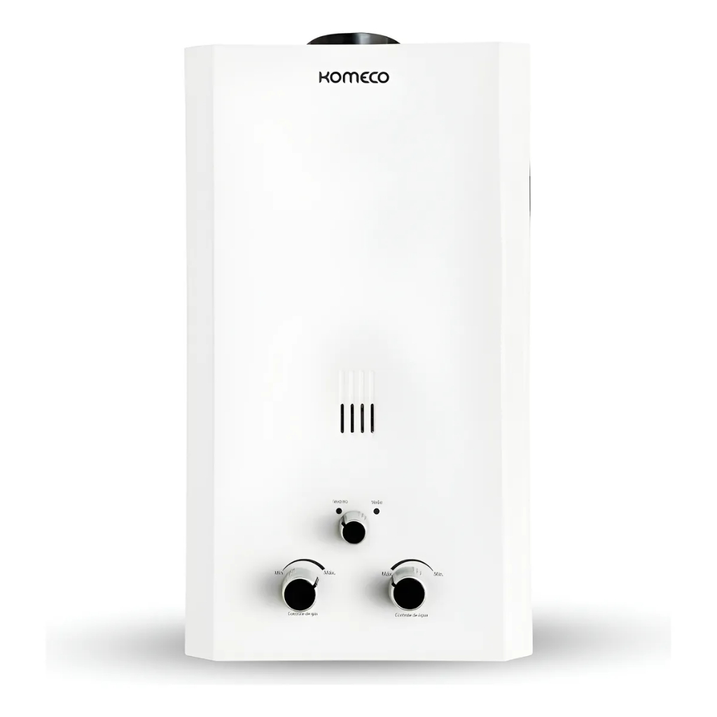 Aquecedor Água A Gás GLP 15 Litros - KO15M Branco Slim - Komeco