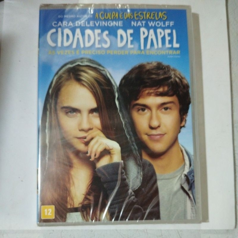 Dvd Cidades de Papel - Original - Lacrado - Cara Delevingne