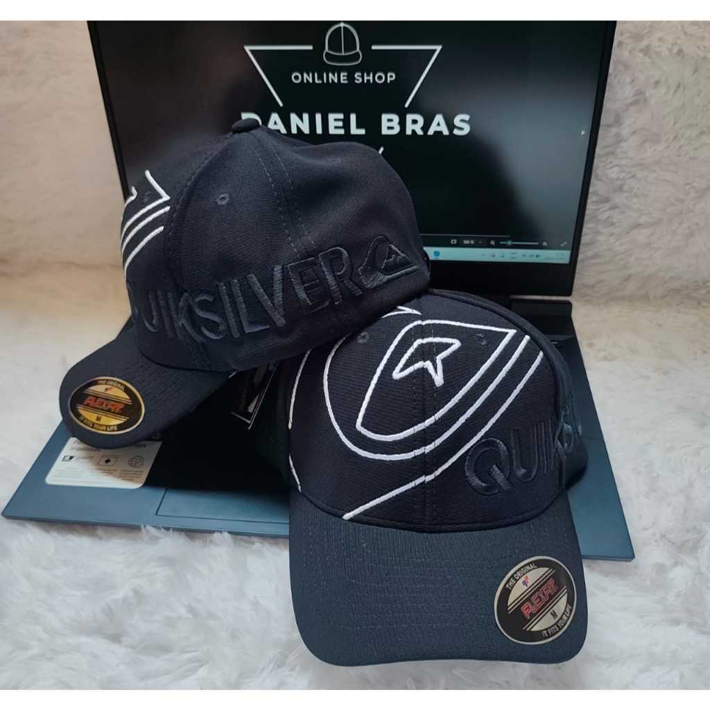 Boné Quiksilver Flexfit Emb Side Omni, Lançamento Novo  Tamnho" M"  Adulto