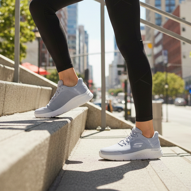 Tênis Feminino Skechers Go Walk Flex Confortavel Caminhada em Oferta na Shopee