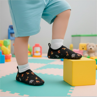 Tênis Infantil de Bebê Meia pra Engatinhar Neopreme Com Elástico Calce Fácil Levinho Antiderrapante em Oferta na Shopee