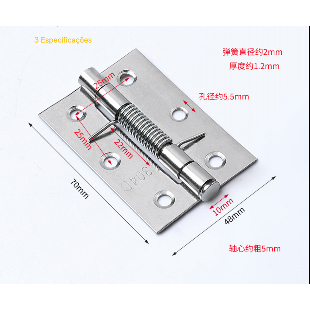 Dobradiça com Mola: Onde Comprar | BuscaProdutos