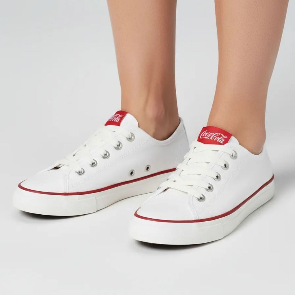 Tênis Feminino Stream Canvas Confortável Casual Coca Cola em Oferta na Shopee