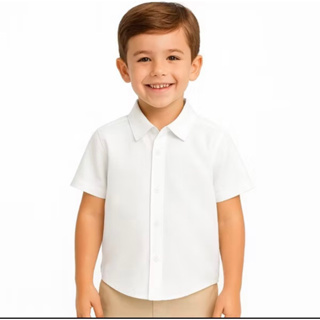 Camisa Social Masculina Infantil Lisa em Oferta na Shopee