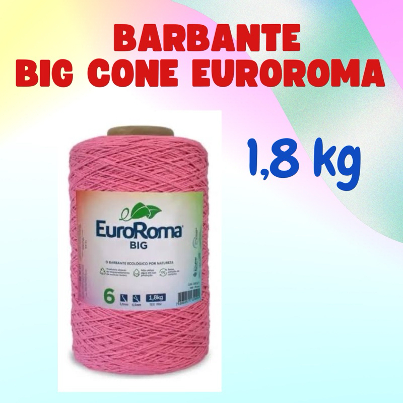 BARBANTE EUROROMA 1,8kg em Oferta na Shopee