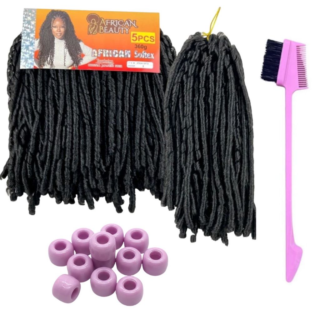 Cabelo Cacheado Nina African Softex Pacotão 360 gramas Crochet Braid em Oferta na Shopee