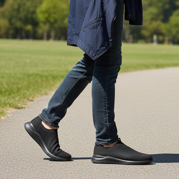 Tênis Masculino Casual Confortável Calce Fácil Sapatênis Esportivo Jogging Slip-on Original Actvitta em Oferta na Shopee