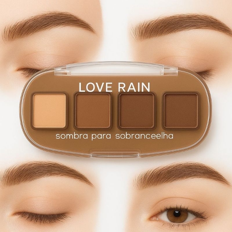 Sombra Para Sobrancelha Novidade LOVÉ Rain em Oferta na Shopee