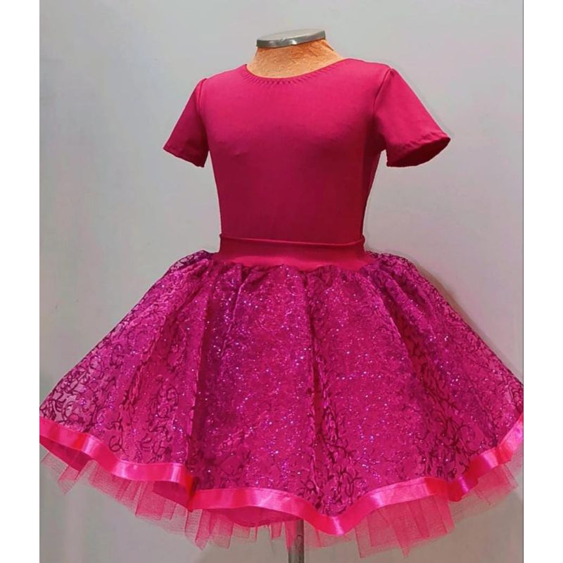 conjunto de maio com saia de arabesco, saia de glitter, saia e maio para apresentação, saia de tule para apresentação