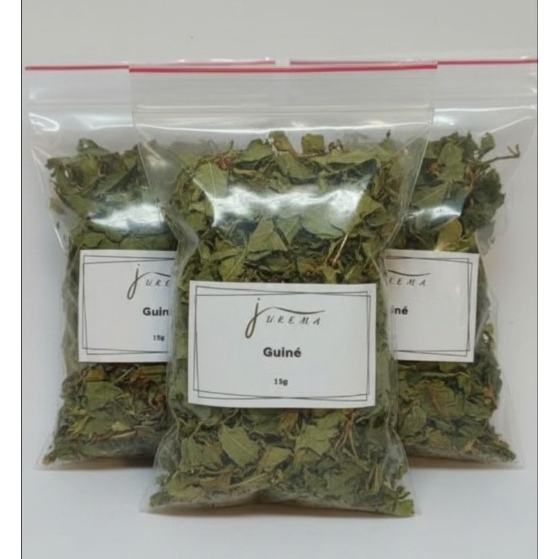 Guiné 15g - Kit com 3, 4 ou 6 Pacotes | Erva de Proteção e Limpeza Espiritual | Jurema Aromáticos