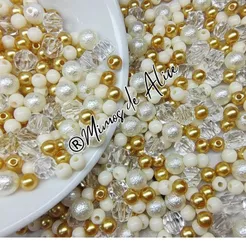 Blend Mix Perola Miçanga Leitosa Cristais Pedraria para brincos artesanatos Colares bijuterias Diy