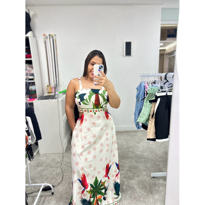 Vestido com bolso / Vestido longo / Vestido verão / Vestido feminino / Vestido com bolso / Vestido