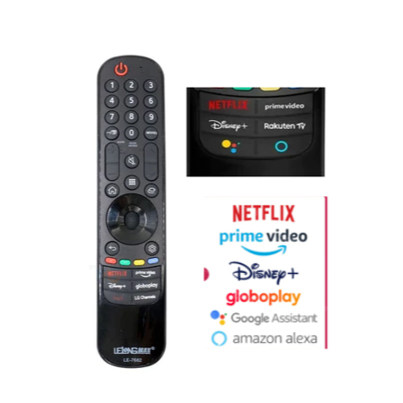 Controle Smart TV LG 32 / 40 / 50 / 55 / 60 polegadas S/Voz e Mouse -  LED LCD C / PILHAS Elgin