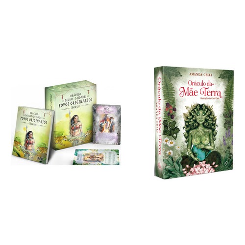 Kit Oráculos: Oráculo Das Deusas E Deidades Dos Povos Originários + Oráculo Da Mãe Terra