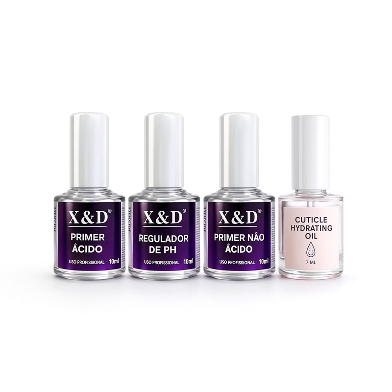 Kit Preparação adesão e Hidratação!! Kit Preparadores de unhas + Óleo Hidratante de Culticula 7 ml Cheirosinho em Oferta na Shopee