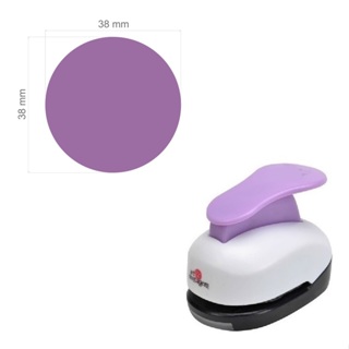 Furador Scrapbook Gigante Papel e EVA Circulo Liso 3,8cm (38mm) em Oferta na Shopee