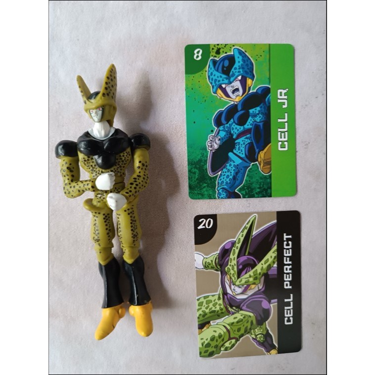 Boneco Colecionável Cell - Dragon Ball Z & 2 Cards