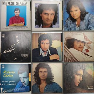 LP Roberto Carlos - Vários Titulos | Discografia Roberto Carlos | Disco de Vinil | Jovem Guarda