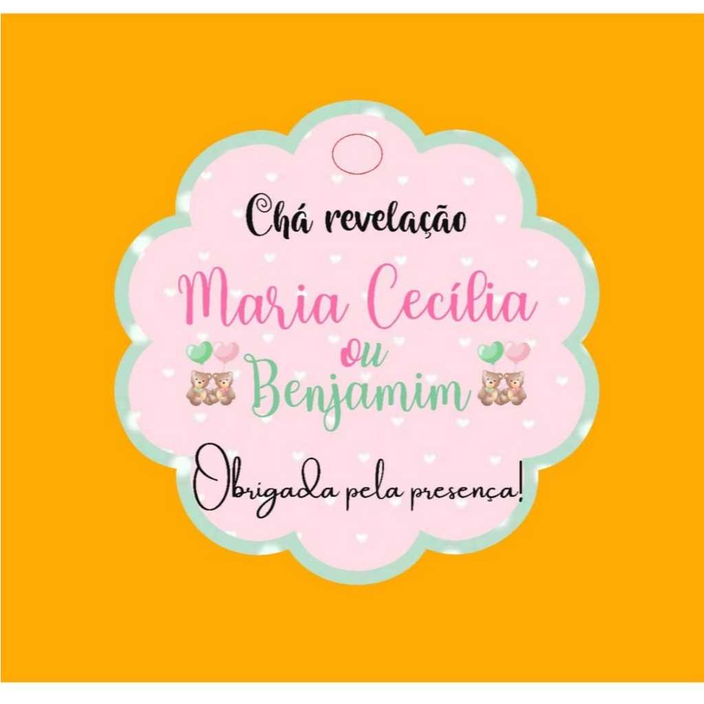 60 TAGS DE AGRADECIMENTO, LEMBRANCINHA DE CHÁ D BEBÊ, ANIVERSÁRIO, URSINHO,CHÁ REVELAÇÃO FAZEMOS QUALQUER TEMA