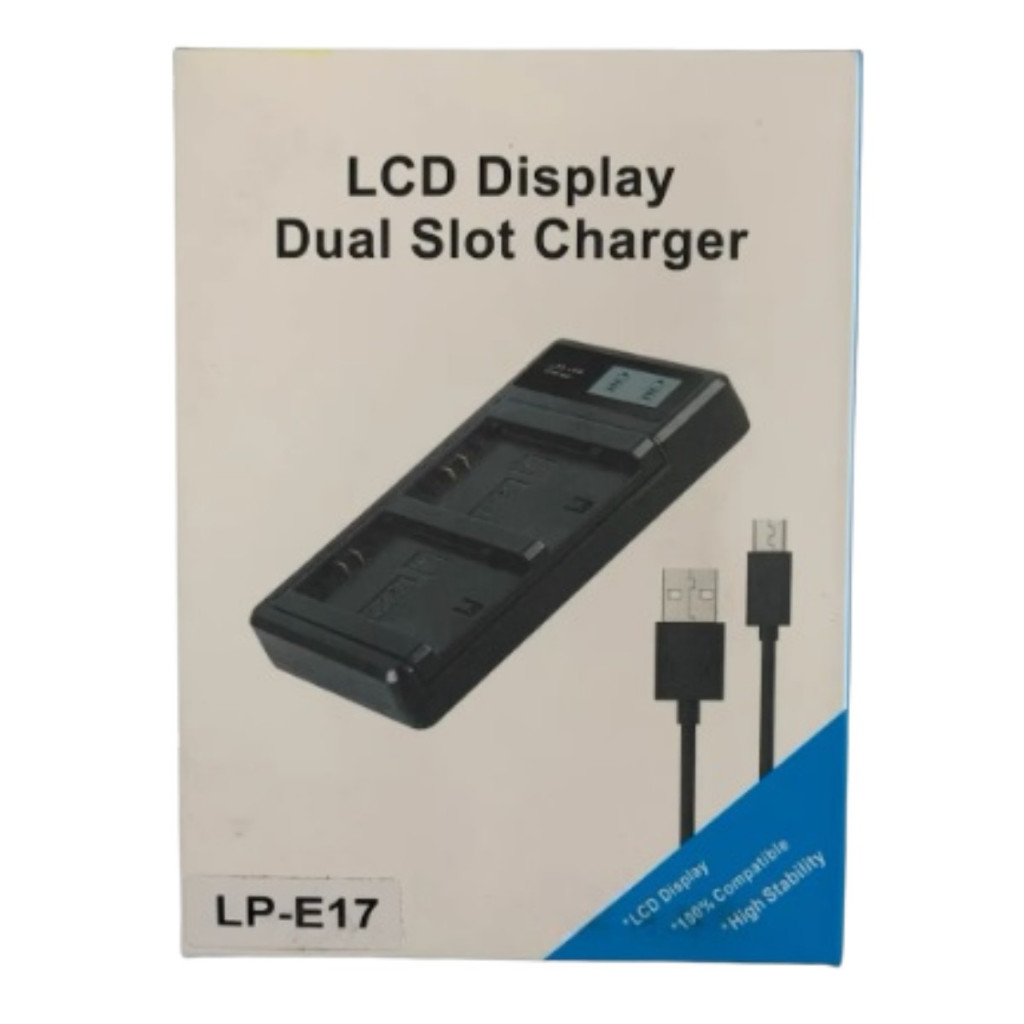 LP E17 Carregador de câmera LCD para Canon X8i Rebel T6i M3 EOS 760D Kiss 8000D Rebel T6s 750D