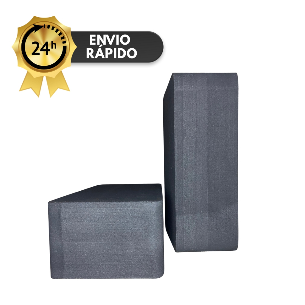 Kit 6 Bloco de Yoga/Pilates/Fisioterapia Alongamento Alta Densidade