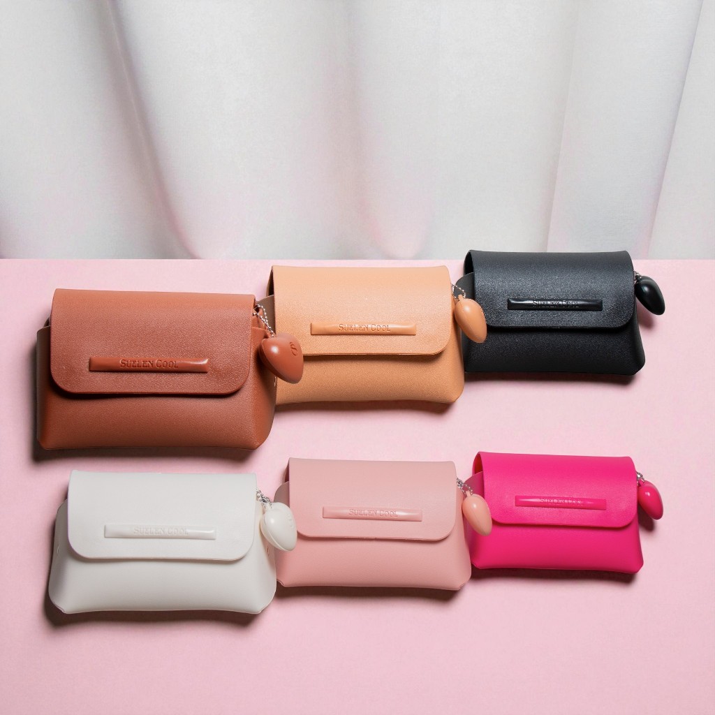 Bolsinha Suellen Feminina Pequena com Coração | Clutch, Necessaire e Porta Make ImportadosSal