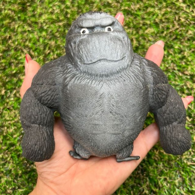 Gorila Indestrutivel Boneco Gorila Rongee Kong Estima Esmaga Alivia o Stress