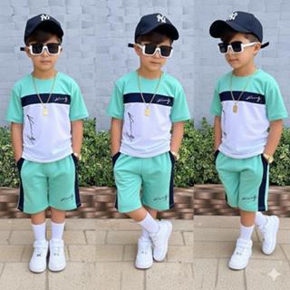 Conjunto Masculino Para o Verão Kit Short + Camisa 2 ao 12 Anos em Oferta na Shopee