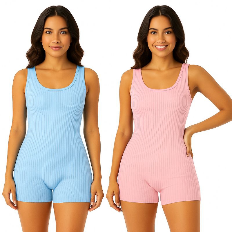 Macaquinho feminino justo forro duplo na frente. em Oferta na Shopee