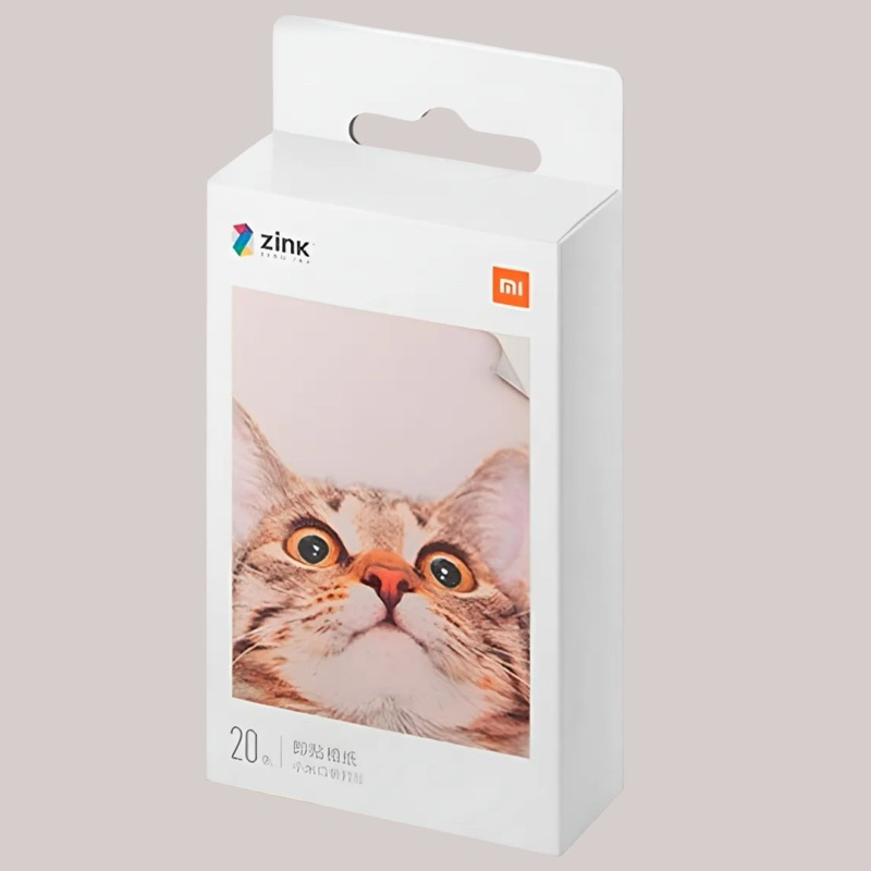 papel fotográfico para mini impressora 20 unidades compatível com Xiaomi hp zink original adesiva