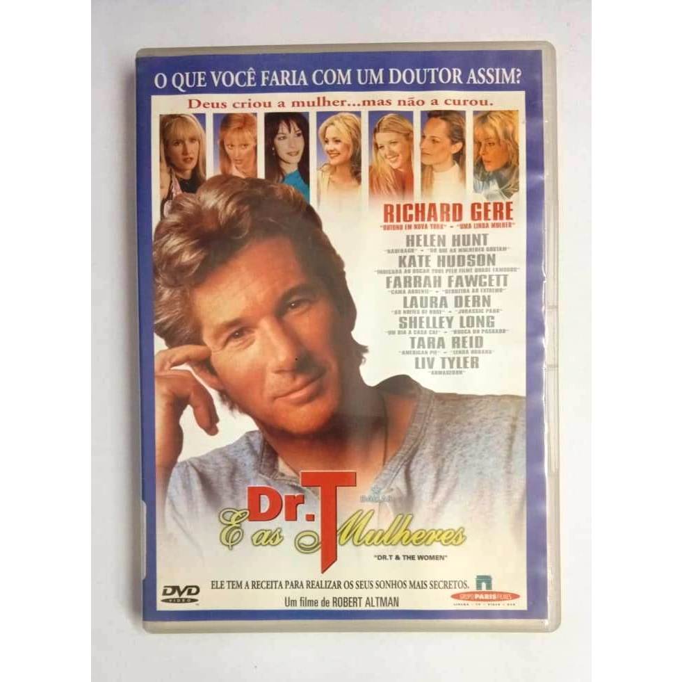 DVD Dr. T e as mulheres original Richard Gere comédia romântica cxc