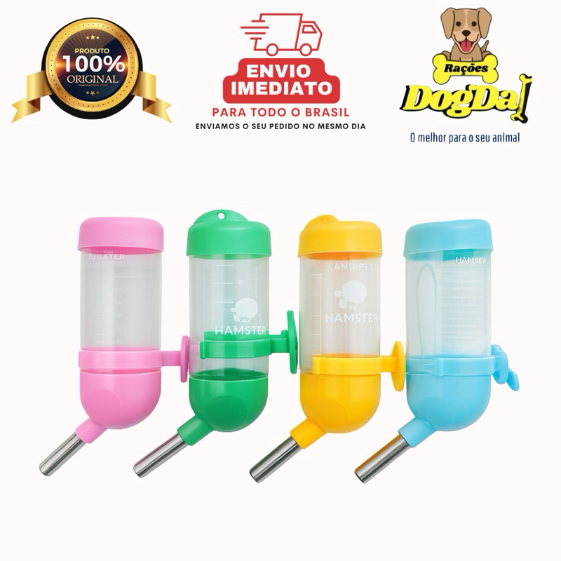 Bebedouro Drinker Para Hamster Roedores 80ml