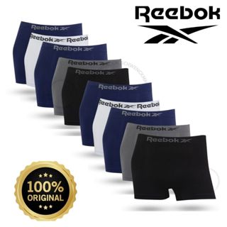 Kit 5 ou 10 Cuecas Boxer Reebok Lisa Masculina Microfibra Sem Costura Original em Oferta na Shopee