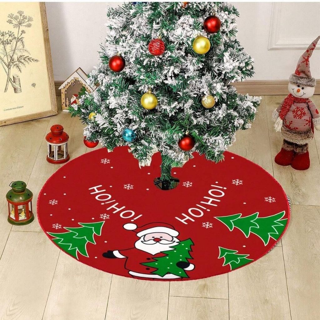 Decoração De Natal Saia Para Árvore De Natal 80cm